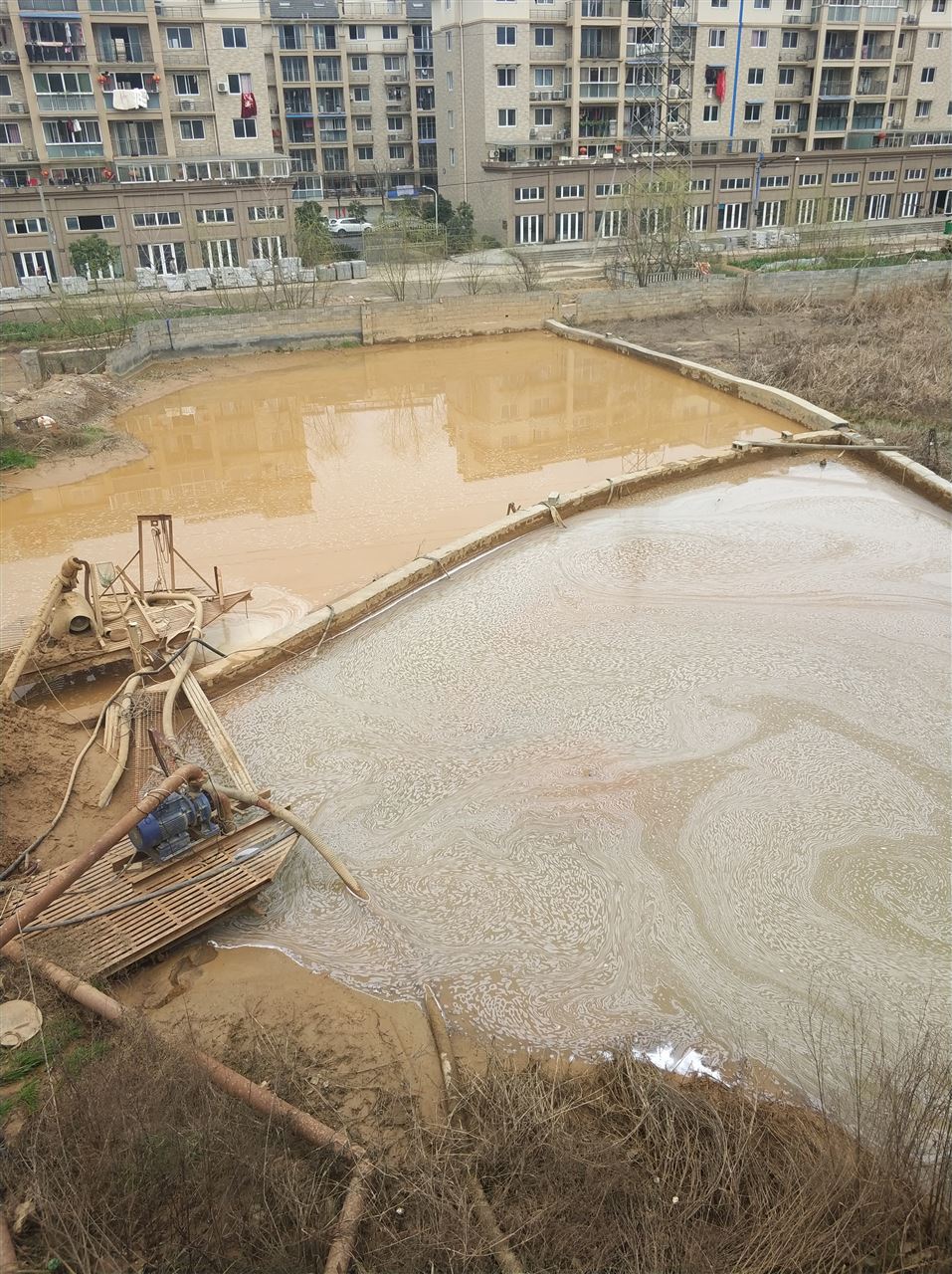 龙子湖沉淀池淤泥清理-厂区废水池淤泥清淤